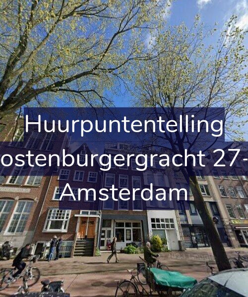 Foto gevel Huurpuntentelling voor Oostenburgergracht 27-2, Amsterdam