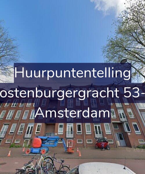Foto gevel Huurpuntentelling voor Oostenburgergracht 53-A, Amsterdam