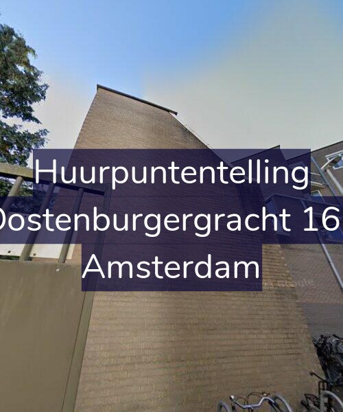 Foto gevel Huurpuntentelling voor Oostenburgergracht 167, Amsterdam
