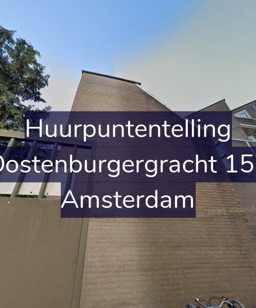 Foto gevel Huurpuntentelling voor Oostenburgergracht 157, Amsterdam