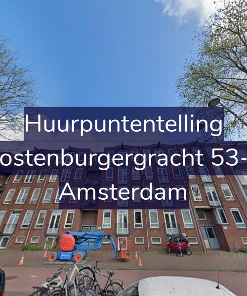 Foto gevel Huurpuntentelling voor Oostenburgergracht 53-C, Amsterdam