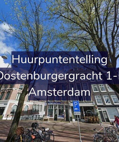 Foto gevel Huurpuntentelling voor Oostenburgergracht 1-F, Amsterdam