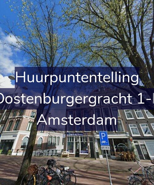 Foto gevel Huurpuntentelling voor Oostenburgergracht 1-E, Amsterdam
