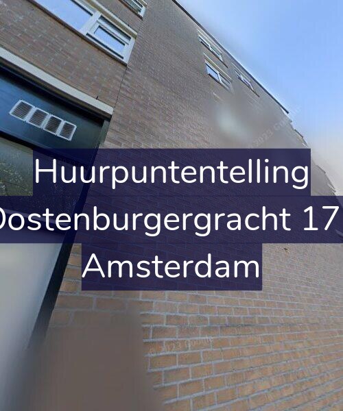 Foto gevel Huurpuntentelling voor Oostenburgergracht 177, Amsterdam