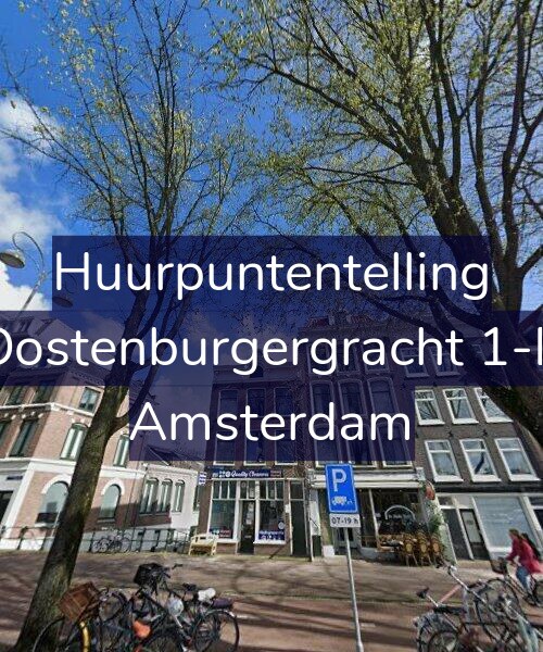 Foto gevel Huurpuntentelling voor Oostenburgergracht 1-B, Amsterdam