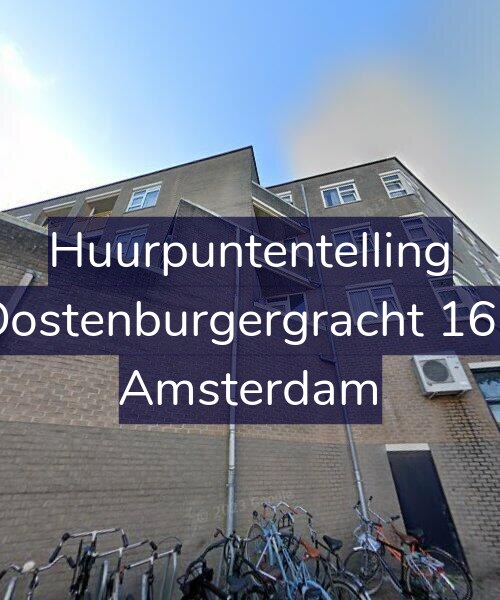 Foto gevel Huurpuntentelling voor Oostenburgergracht 169, Amsterdam
