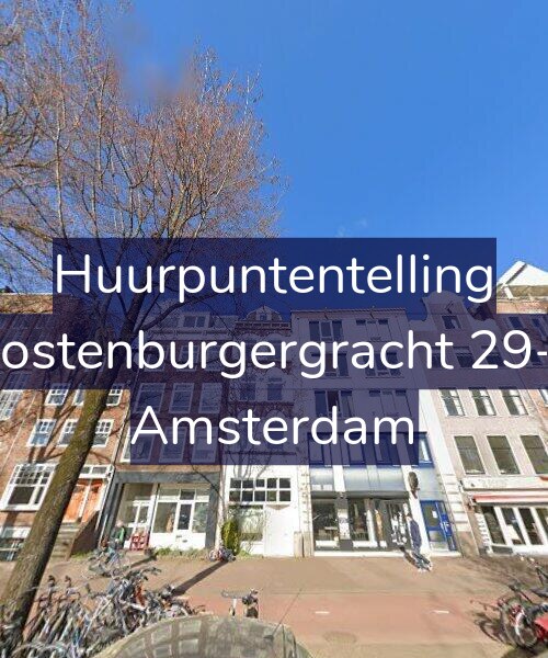 Foto gevel Huurpuntentelling voor Oostenburgergracht 29-1, Amsterdam