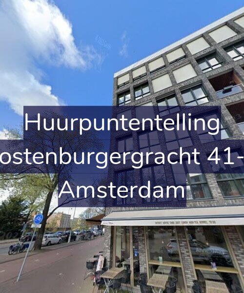 Foto gevel Huurpuntentelling voor Oostenburgergracht 41-D, Amsterdam