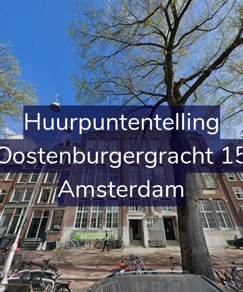 Foto gevel Huurpuntentelling voor Oostenburgergracht 15, Amsterdam