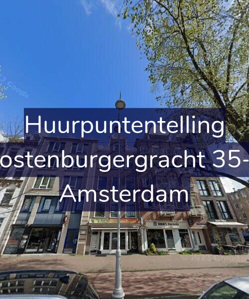 Foto gevel Huurpuntentelling voor Oostenburgergracht 35-C, Amsterdam