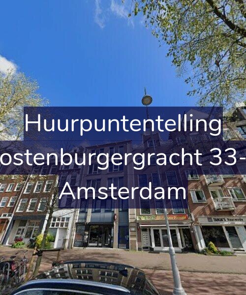 Foto gevel Huurpuntentelling voor Oostenburgergracht 33-G, Amsterdam