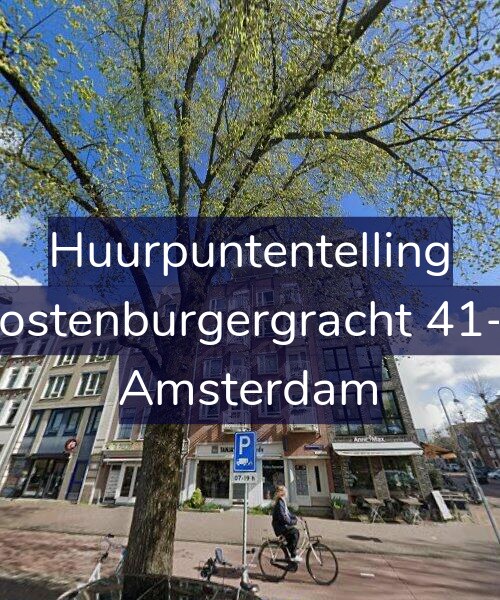 Foto gevel Huurpuntentelling voor Oostenburgergracht 41-C, Amsterdam