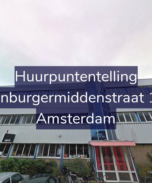 Foto gevel Huurpuntentelling voor Oostenburgermiddenstraat 152-B, Amsterdam