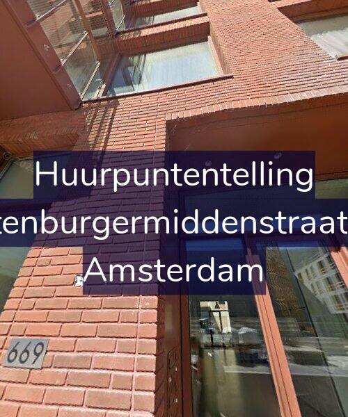 Foto gevel Huurpuntentelling voor Oostenburgermiddenstraat 695, Amsterdam