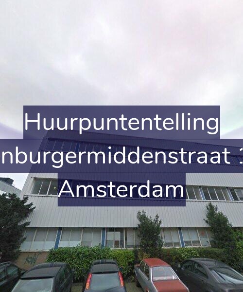 Foto gevel Huurpuntentelling voor Oostenburgermiddenstraat 168-B, Amsterdam