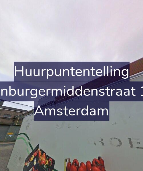 Foto gevel Huurpuntentelling voor Oostenburgermiddenstraat 136-B, Amsterdam