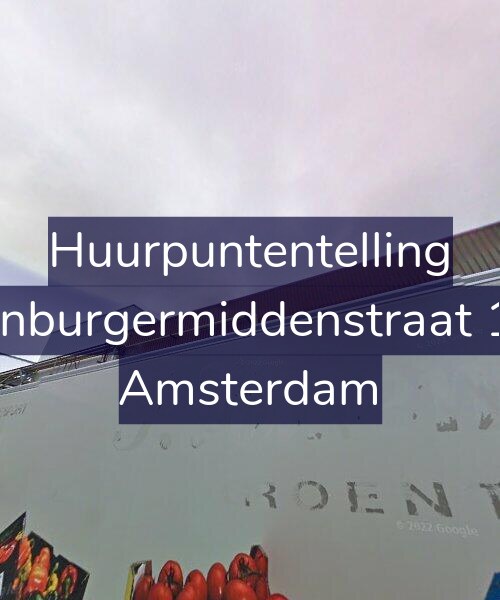 Foto gevel Huurpuntentelling voor Oostenburgermiddenstraat 132-D, Amsterdam