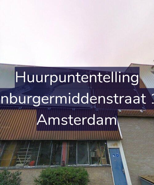 Foto gevel Huurpuntentelling voor Oostenburgermiddenstraat 178-B, Amsterdam