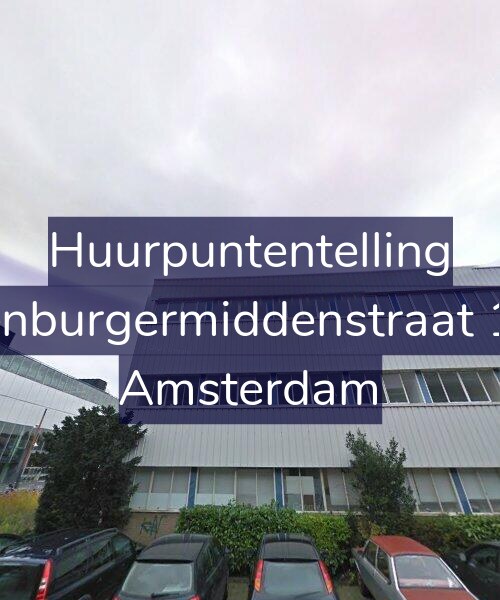 Foto gevel Huurpuntentelling voor Oostenburgermiddenstraat 168-C, Amsterdam