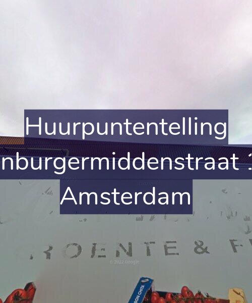Foto gevel Huurpuntentelling voor Oostenburgermiddenstraat 128-B, Amsterdam