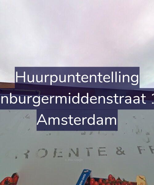 Foto gevel Huurpuntentelling voor Oostenburgermiddenstraat 128-C, Amsterdam