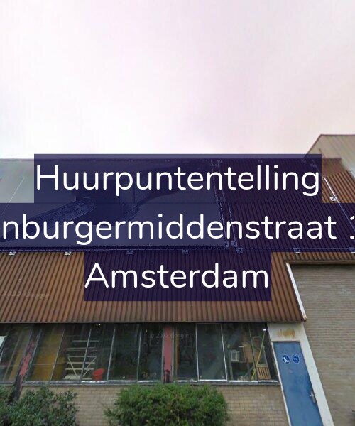 Foto gevel Huurpuntentelling voor Oostenburgermiddenstraat 178-C, Amsterdam