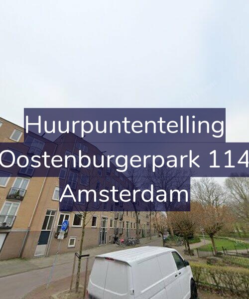 Foto gevel Huurpuntentelling voor Oostenburgerpark 114, Amsterdam