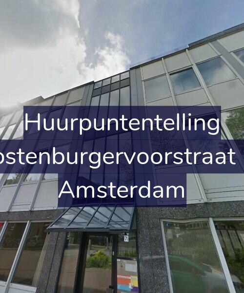 Foto gevel Huurpuntentelling voor Oostenburgervoorstraat 73, Amsterdam