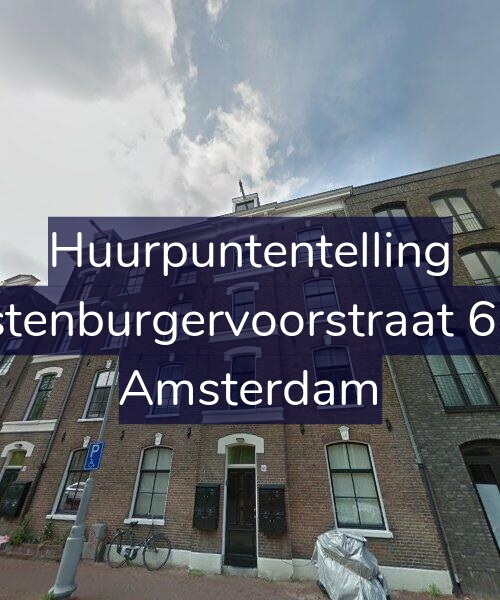 Foto gevel Huurpuntentelling voor Oostenburgervoorstraat 61-D, Amsterdam