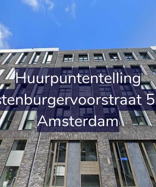 Foto gevel Huurpuntentelling voor Oostenburgervoorstraat 51-D, Amsterdam