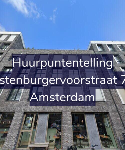 Foto gevel Huurpuntentelling voor Oostenburgervoorstraat 7-D, Amsterdam