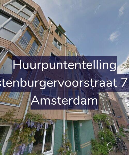 Foto gevel Huurpuntentelling voor Oostenburgervoorstraat 77-A, Amsterdam