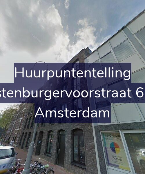 Foto gevel Huurpuntentelling voor Oostenburgervoorstraat 63-D, Amsterdam