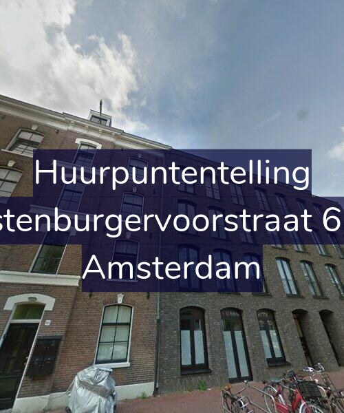 Foto gevel Huurpuntentelling voor Oostenburgervoorstraat 63-G, Amsterdam