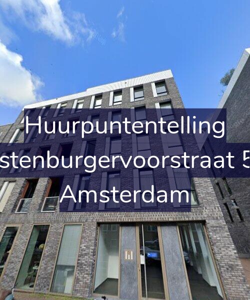 Foto gevel Huurpuntentelling voor Oostenburgervoorstraat 5-A, Amsterdam