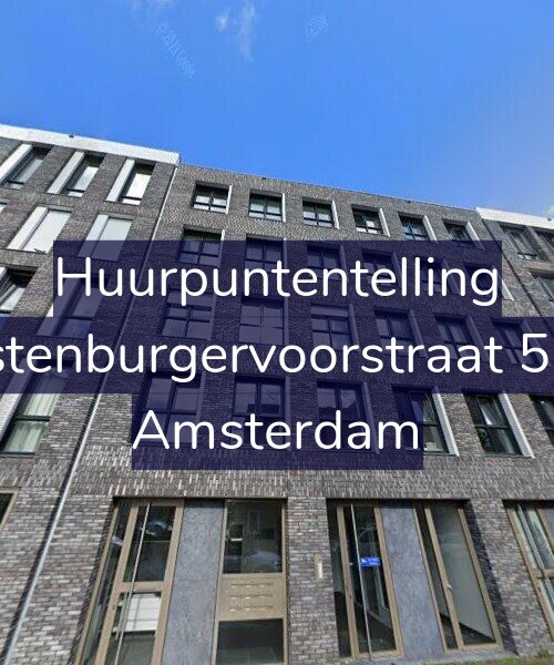 Foto gevel Huurpuntentelling voor Oostenburgervoorstraat 51-A, Amsterdam