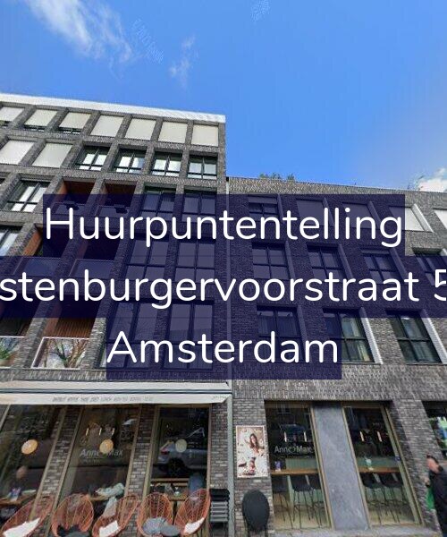 Foto gevel Huurpuntentelling voor Oostenburgervoorstraat 5-D, Amsterdam
