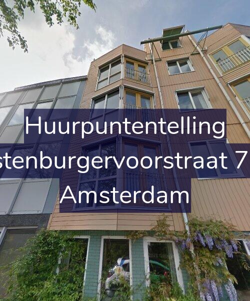 Foto gevel Huurpuntentelling voor Oostenburgervoorstraat 75-C, Amsterdam