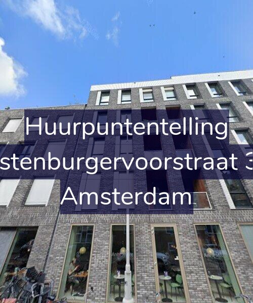 Foto gevel Huurpuntentelling voor Oostenburgervoorstraat 3-B, Amsterdam