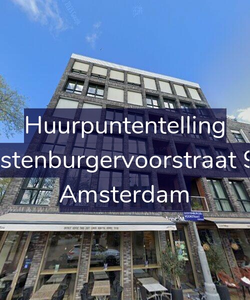 Foto gevel Huurpuntentelling voor Oostenburgervoorstraat 9-F, Amsterdam