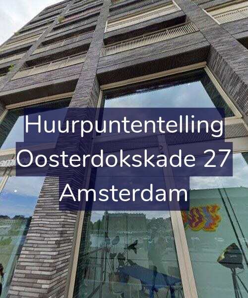 Foto gevel Huurpuntentelling voor Oosterdokskade 27, Amsterdam