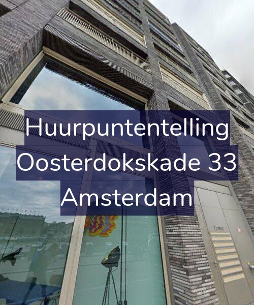 Foto gevel Huurpuntentelling voor Oosterdokskade 33, Amsterdam