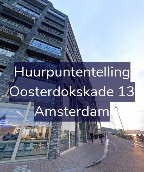 Foto gevel Huurpuntentelling voor Oosterdokskade 13, Amsterdam