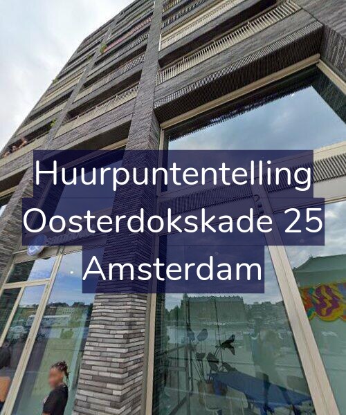 Foto gevel Huurpuntentelling voor Oosterdokskade 25, Amsterdam