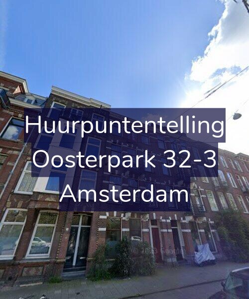 Foto gevel Huurpuntentelling voor Oosterpark 32-3, Amsterdam