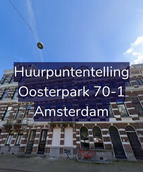 Foto gevel Huurpuntentelling voor Oosterpark 70-1, Amsterdam