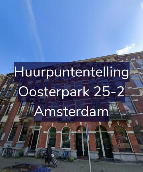 Foto gevel Huurpuntentelling voor Oosterpark 25-2, Amsterdam