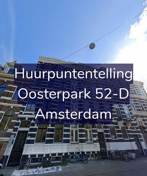 Foto gevel Huurpuntentelling voor Oosterpark 52-D, Amsterdam
