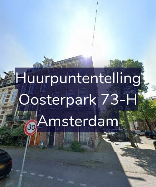 Foto gevel Huurpuntentelling voor Oosterpark 73-H, Amsterdam