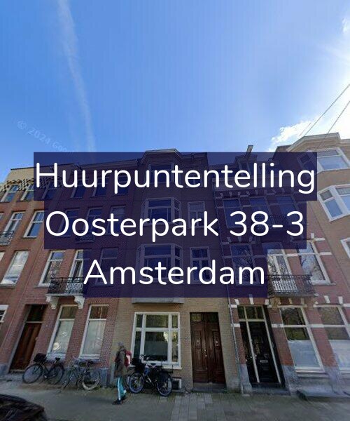 Foto gevel Huurpuntentelling voor Oosterpark 38-3, Amsterdam
